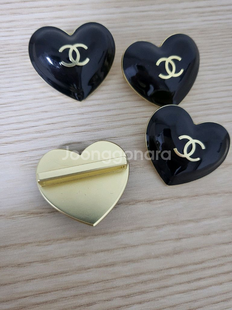 정품) 샤넬 하트 참--1