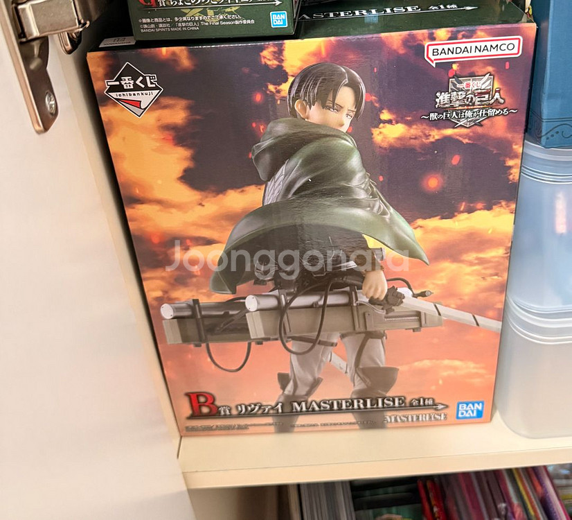 진격의거인 제일복권 리바이 B상 일본 내수용 미개봉--0