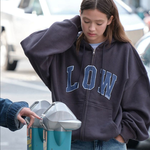 (새상품) 로우클래식 후드 집업 M