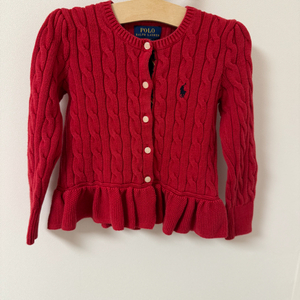 폴로 랄프로렌 아동 케이블 니트 가디건(4y)