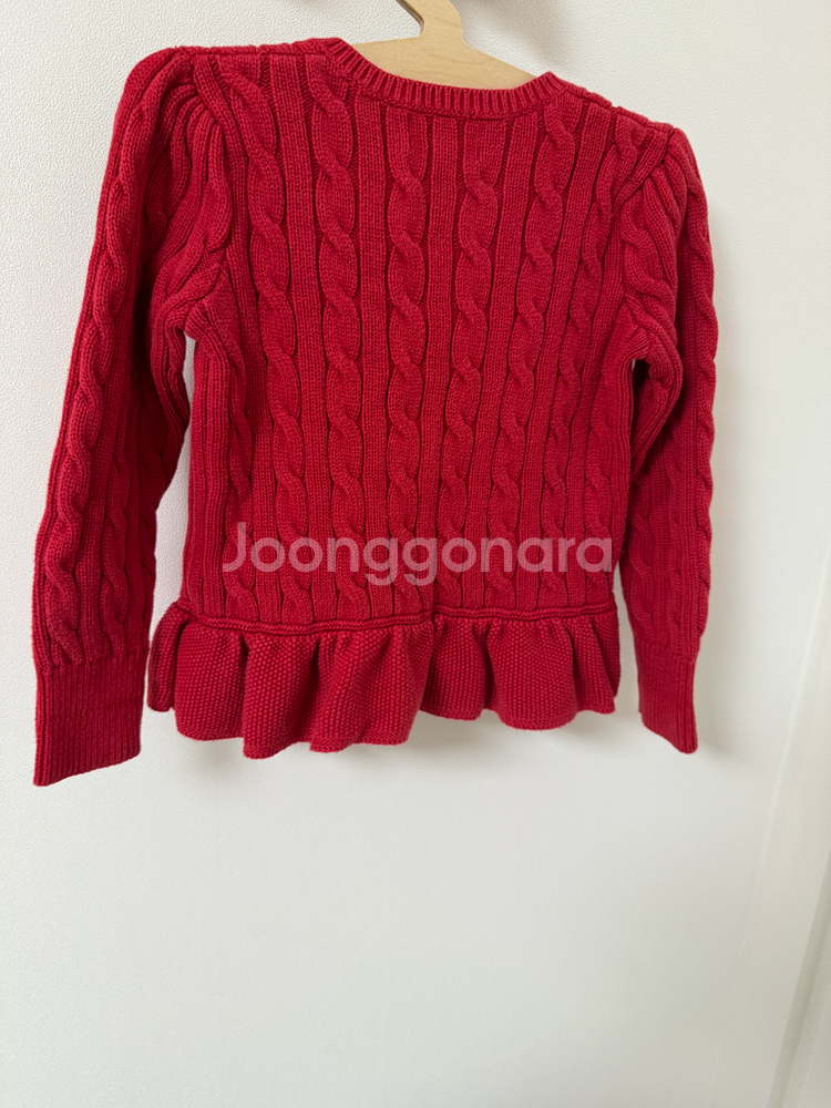 폴로 랄프로렌 아동 케이블 니트 가디건(4y)--2