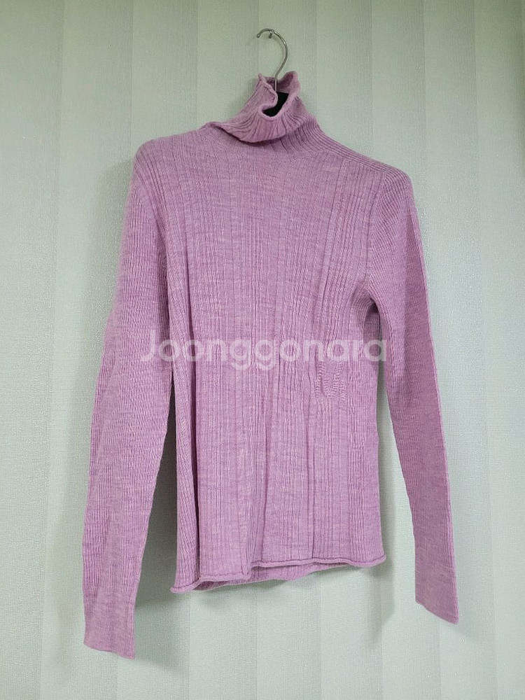 23마인 울 하이넥 니트탑--0