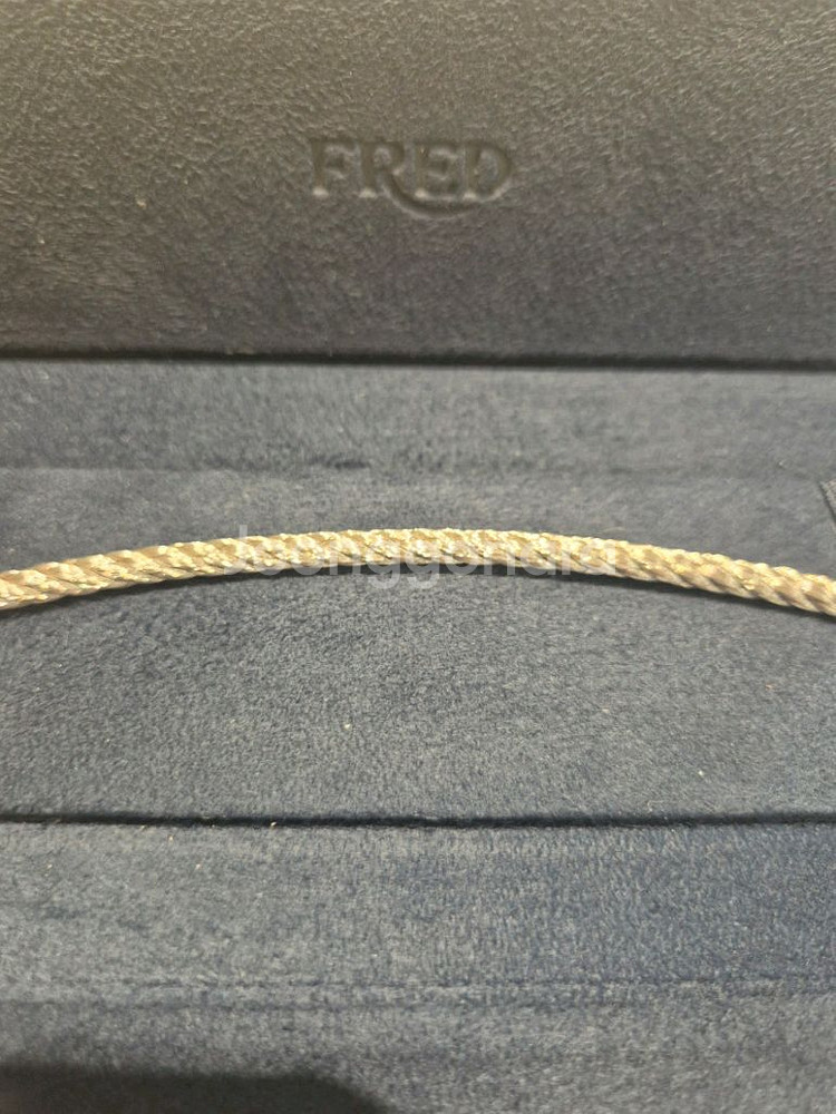 프레드 팔찌 라지 옐로우골드 18호--2