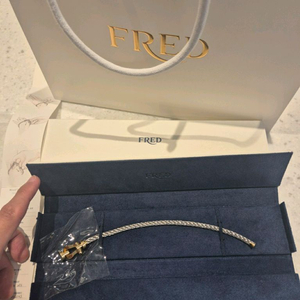 프레드 팔찌 라지 옐로우골드 18호