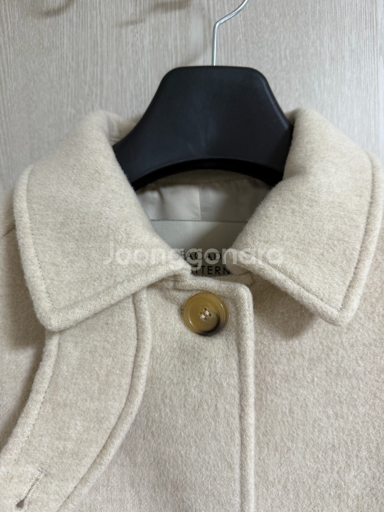 파사드패턴 캐시미어 하프코트 오트밀 M--3