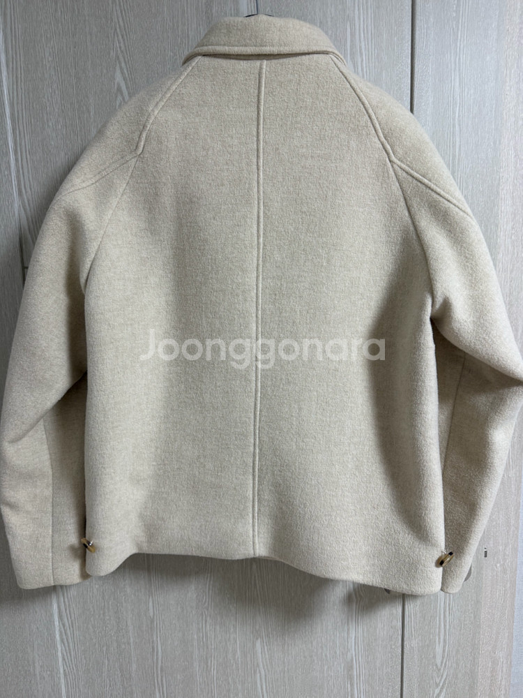 파사드패턴 캐시미어 하프코트 오트밀 M--2