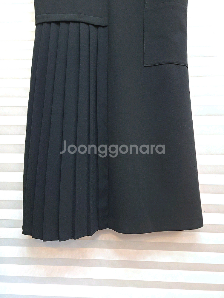 블루페페> 브이넥 조끼 롱원피스--3