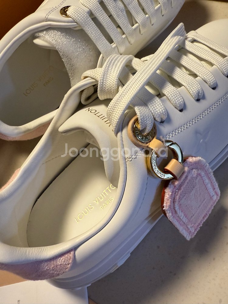 25SS 루이비통 타임아웃 스니커즈 37사이즈 핑크--5