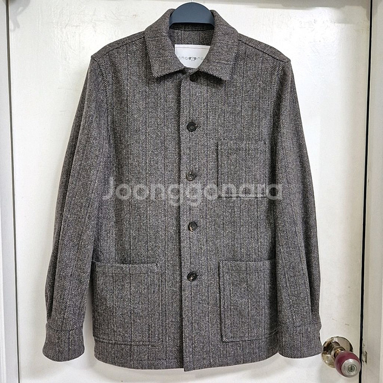 채드프롬 헤링본 울자켓--0