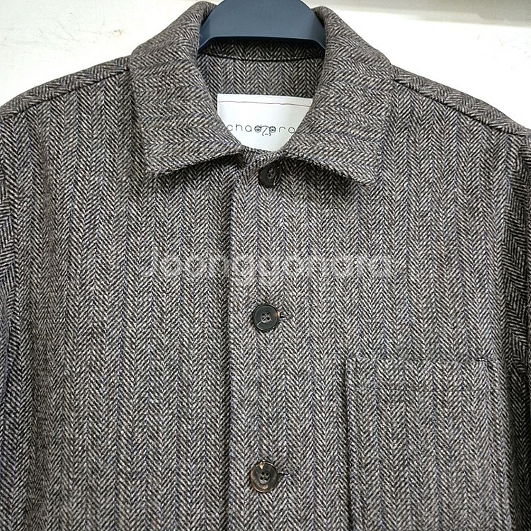 채드프롬 헤링본 울자켓--1