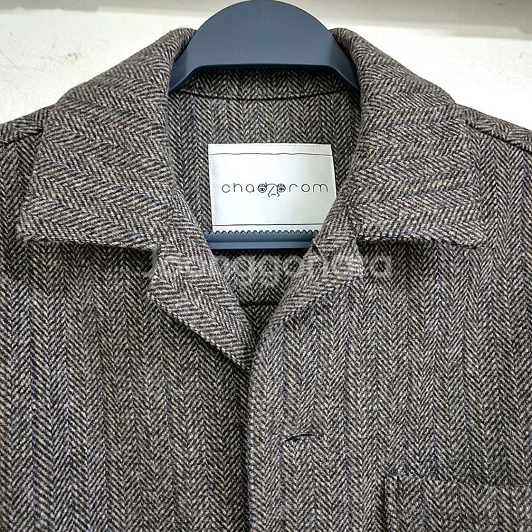 채드프롬 헤링본 울자켓--2