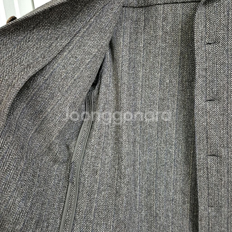 채드프롬 헤링본 울자켓--8