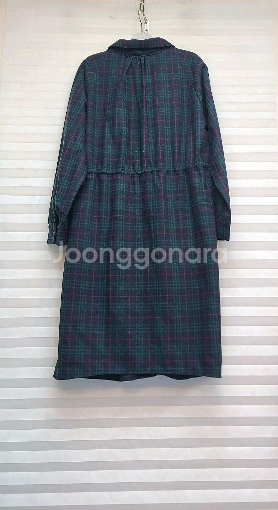 버버리 체크 롱원피스/아우터--7