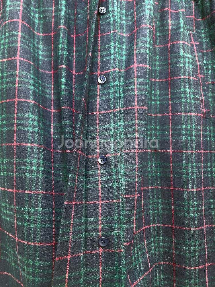 버버리 체크 롱원피스/아우터--6