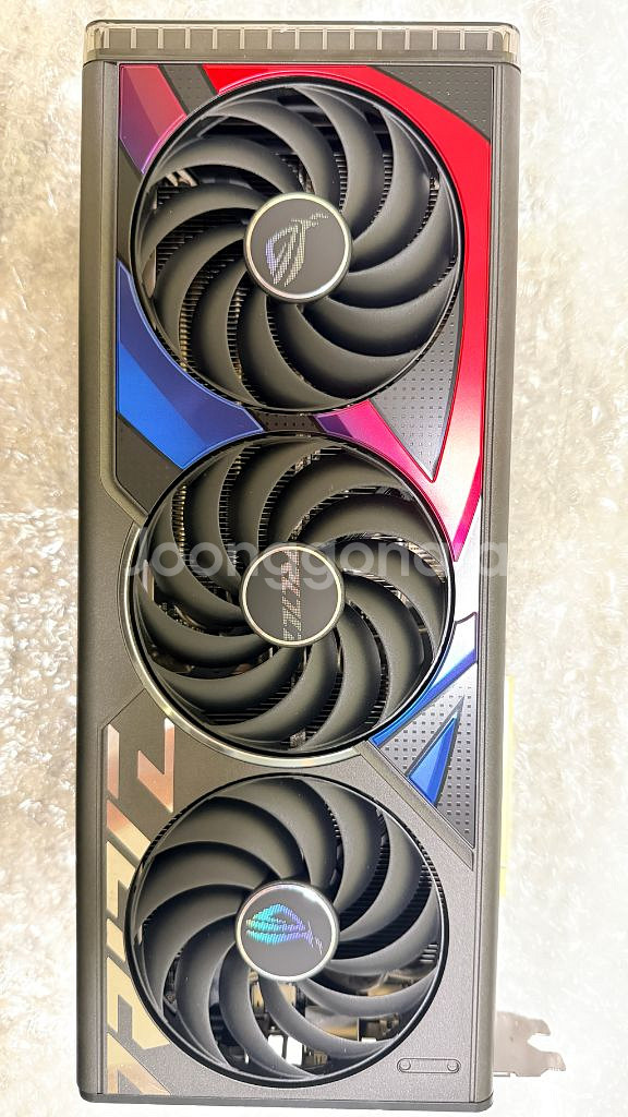 Asus rtx4070ti rog strix 풀박 A급--2