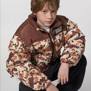 [새상품]히로 glgk 구상 눕지 패딩 브라운 160