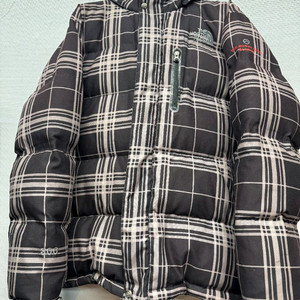 노스페이스 써밋시리즈 브라운 체크패딩 (100)