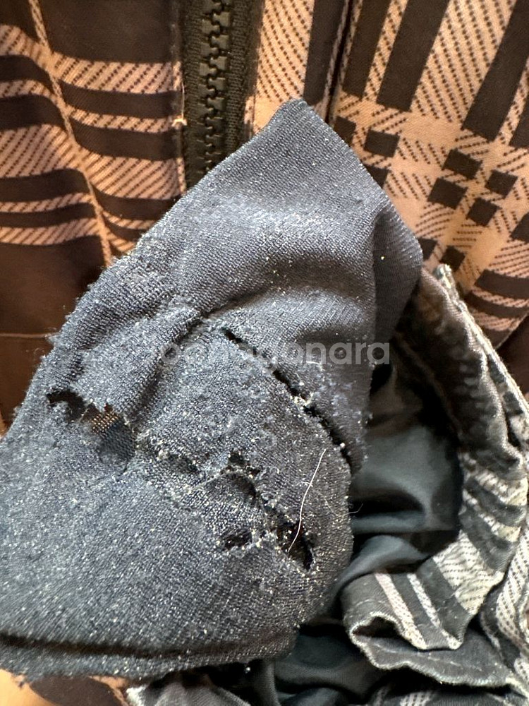 노스페이스 써밋시리즈 브라운 체크패딩 (100)--7