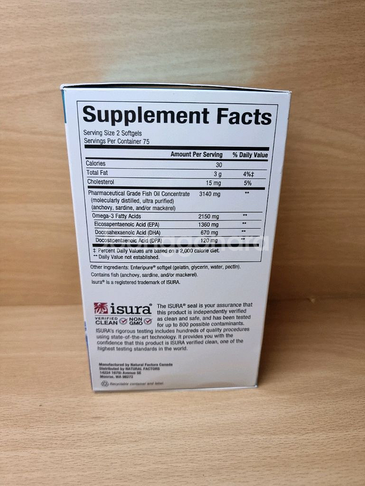 내추럴팩터스 오메가3 2150mg--1