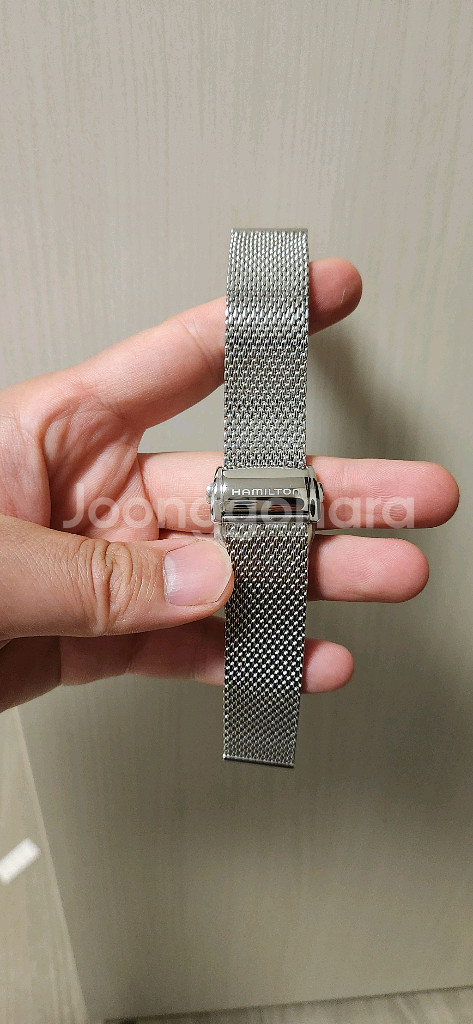 해밀턴 인트라매틱 매쉬 스트랩 정품--0