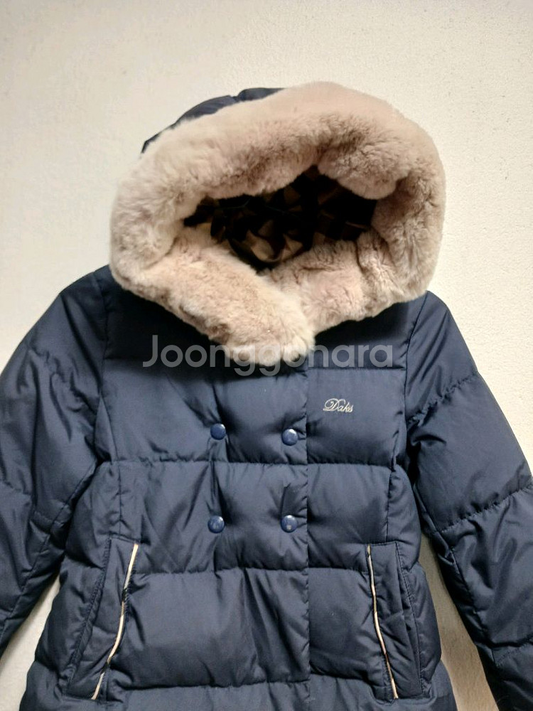 닥스 키즈 여아 롱패딩 다운점퍼 120(7y)--1