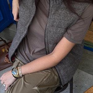 775wismart 니트패딩 베스트