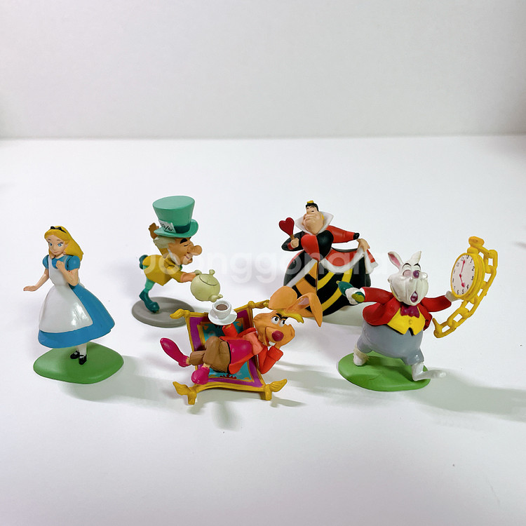 디즈니 이상한 나라의 앨리스 미니 피규어 세트--0