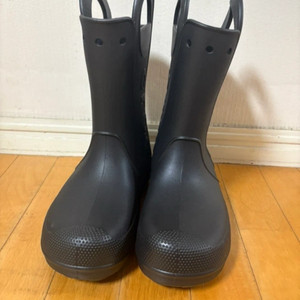 (새상품,최종가격)크록스 핸들 여성 레인부츠 250