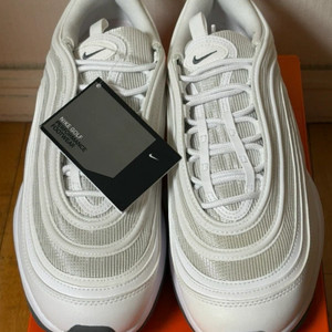 (새상품)나이키 에어맥스 97 남성 골프화 화이트 275