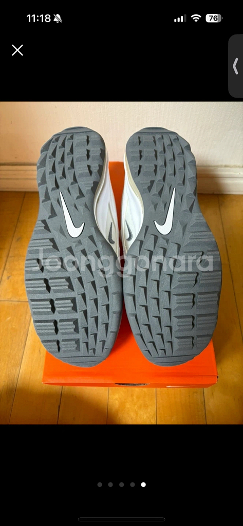 (새상품)나이키 에어맥스 97 남성 골프화 화이트 275--3