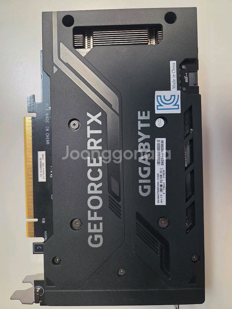 기가바이트 RTX4070 그래픽카드 팔아요--1