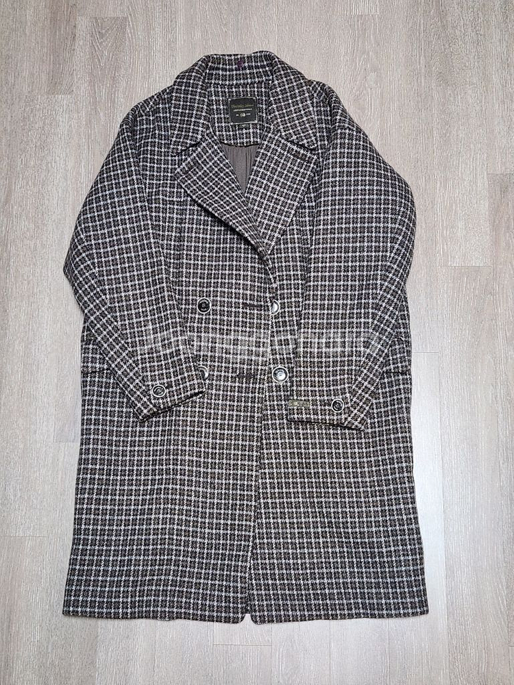 써스데이아일랜드 폭스퍼 체크코트 일반택포 9.5--4