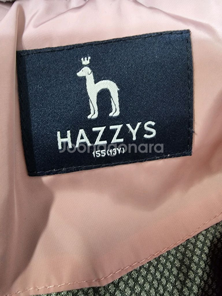 헤지스 아동 덕다운 롱패딩 사이즈 155(13Y)--6