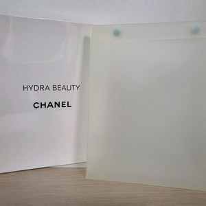 정품) 샤넬 화이트 파우치 (코스메틱)