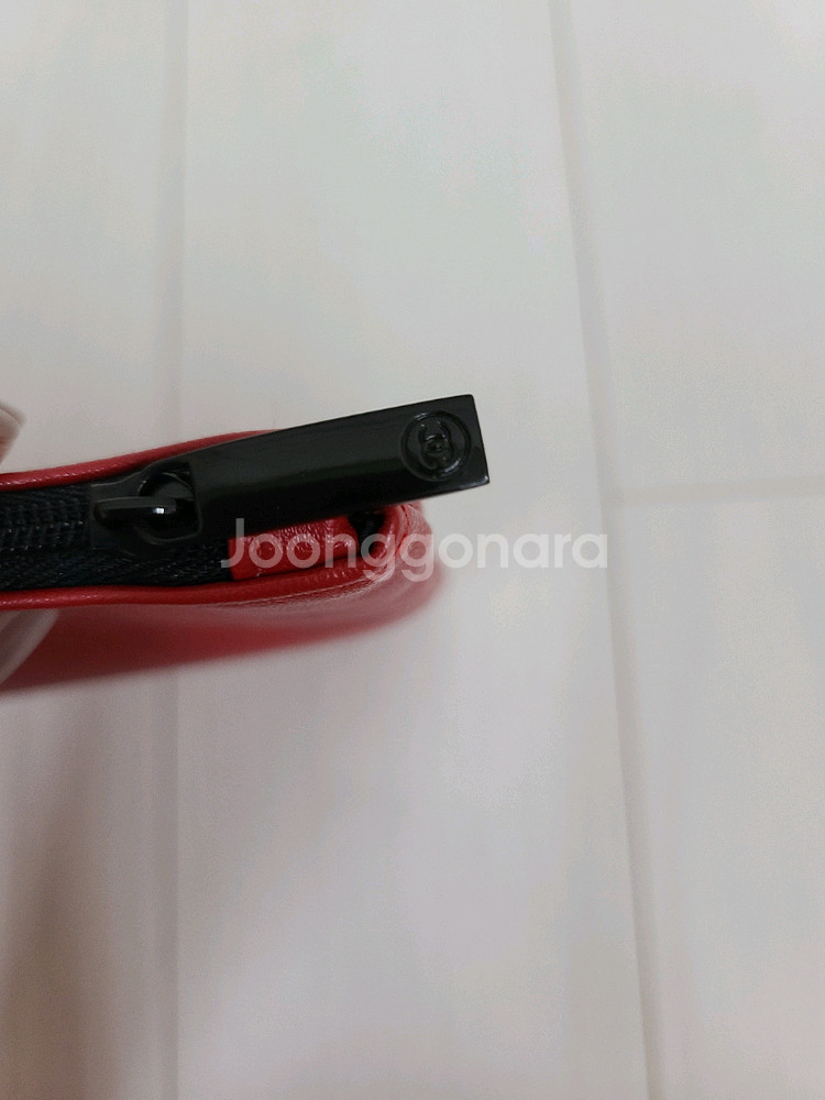 정품) 샤넬 레드 파우치 (코스메틱)--5