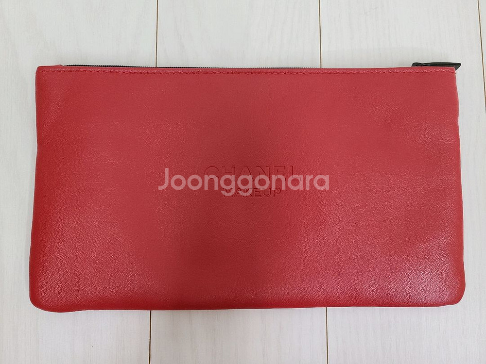 정품) 샤넬 레드 파우치 (코스메틱)--2