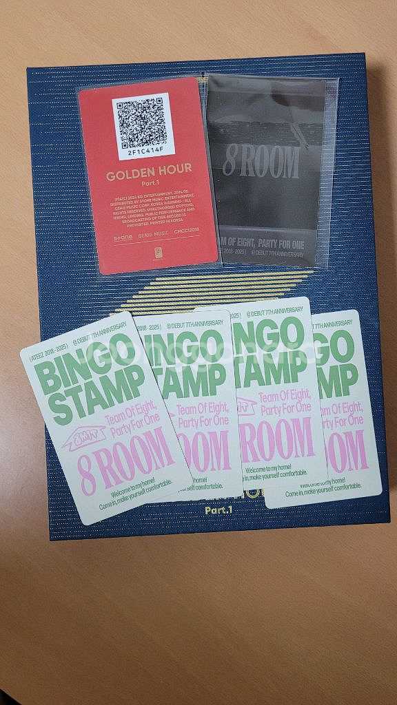 에이티즈 앨범, 종호 럭드 폴라, 팝업 입장 포카 일괄 양도--2