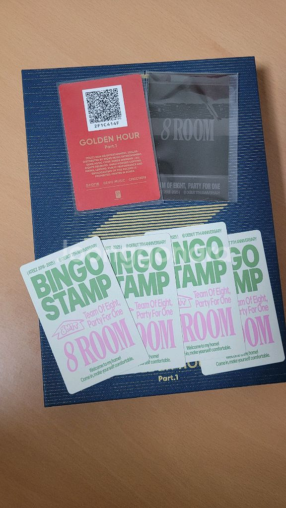 에이티즈 앨범, 종호 럭드 폴라, 팝업 입장 포카 일괄 양도--3