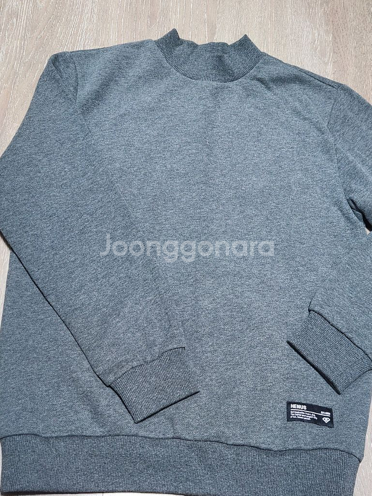 반목 기모 맨투맨 90 반택포 9000--2