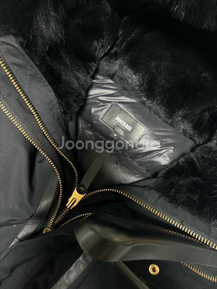 [XL] 22fw 맥케이지 딕슨 블랙퍼 패딩--2