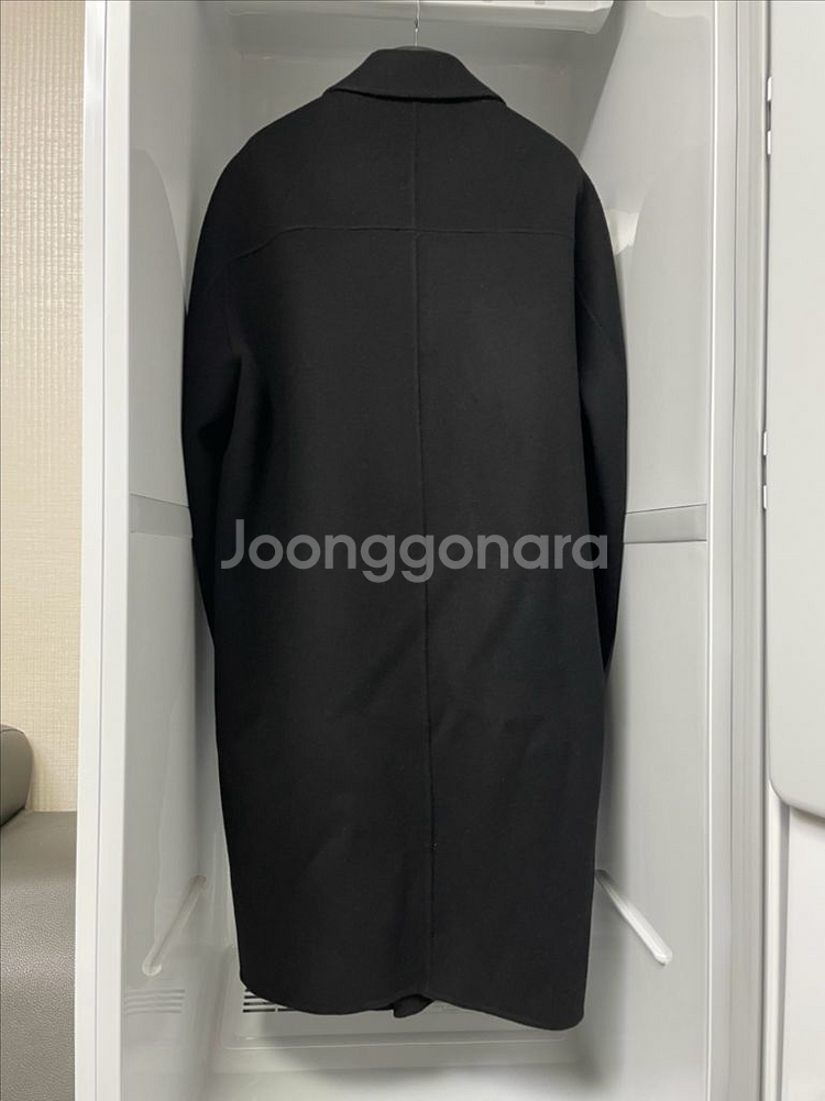 솔리드옴므 블랙 캐시미어 핸드메이드 코트 48사이즈--1