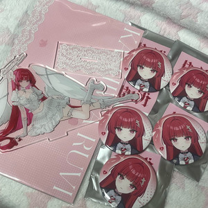 하나비 카시와 루비 이바나 아크릴 스탠드 캔뱃지