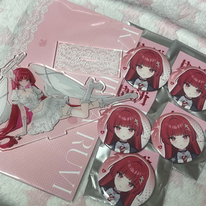 하나비 카시와 루비 이바나 아크릴 스탠드 캔뱃지