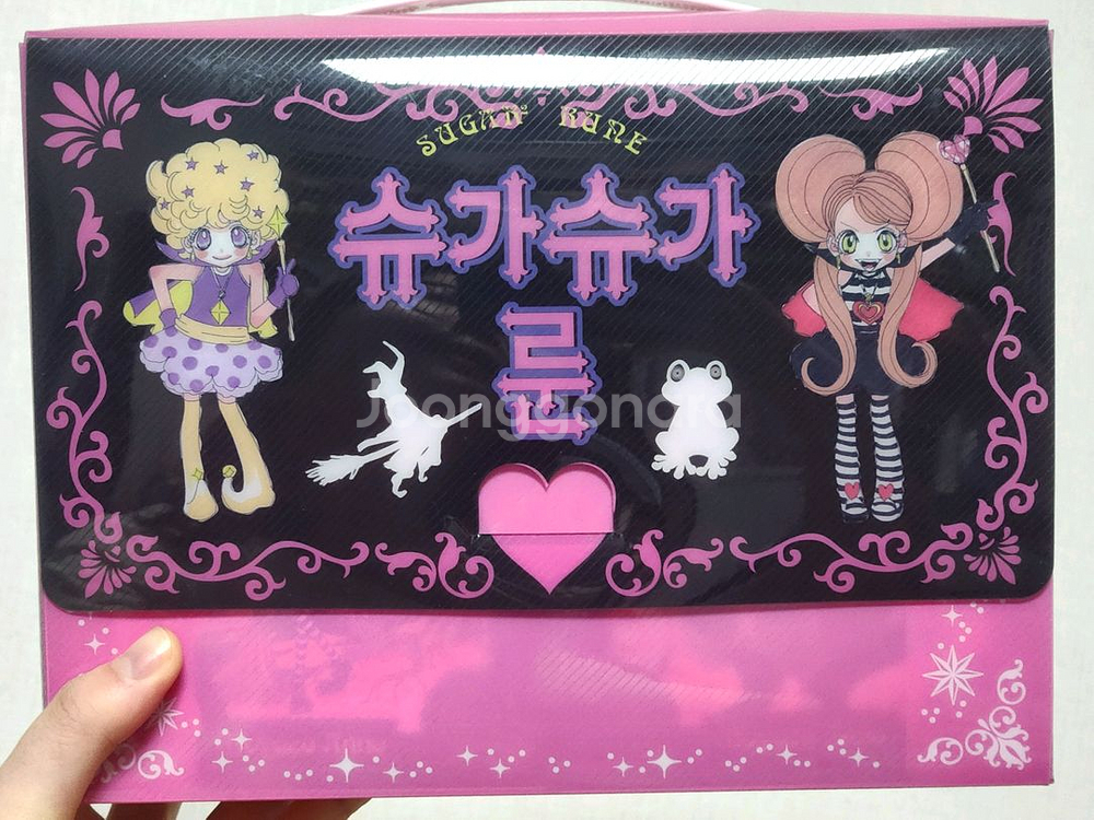 슈가슈가룬 한국어판 만화책+엽서 세트 판매--0