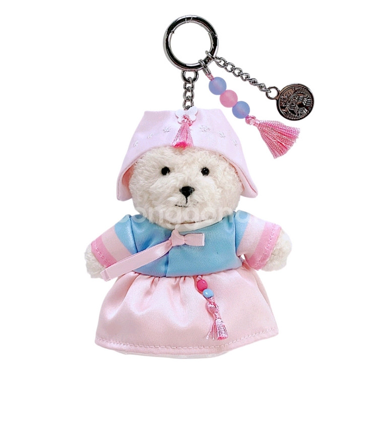 29000 스타벅스 한복 베어리스타 키링 1개 미개봉--0