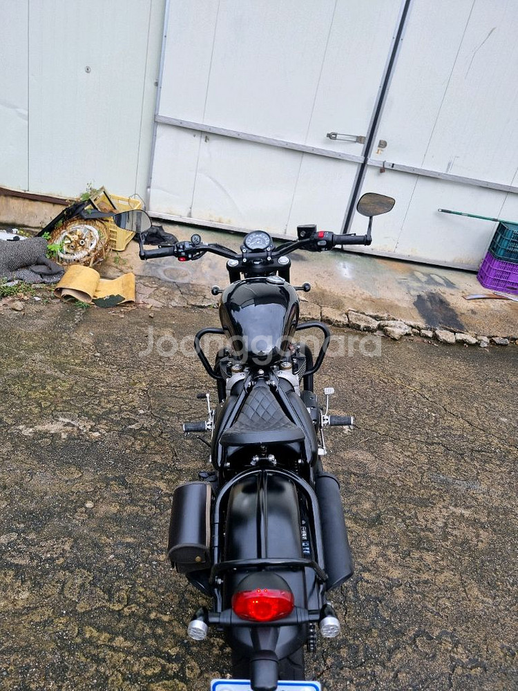 트라이엄프 본네빌 바버 블랙 5천키로--6