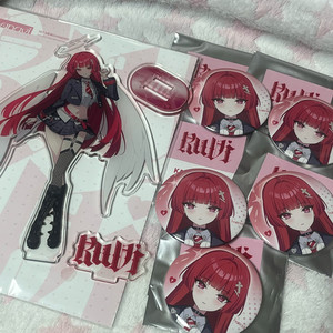 하나비 카시와 루비 나비고교 아크릴 스탠드 캔뱃지