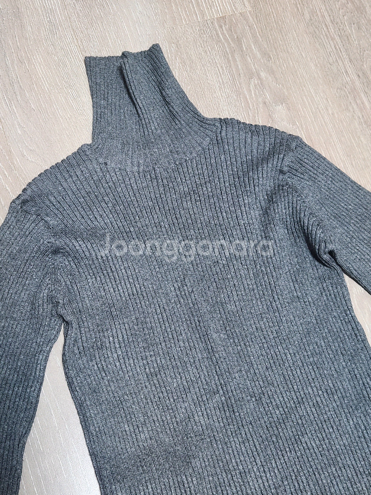 니트 롱슬리브 터틀넥 골지 원피스 반택포 7천--2