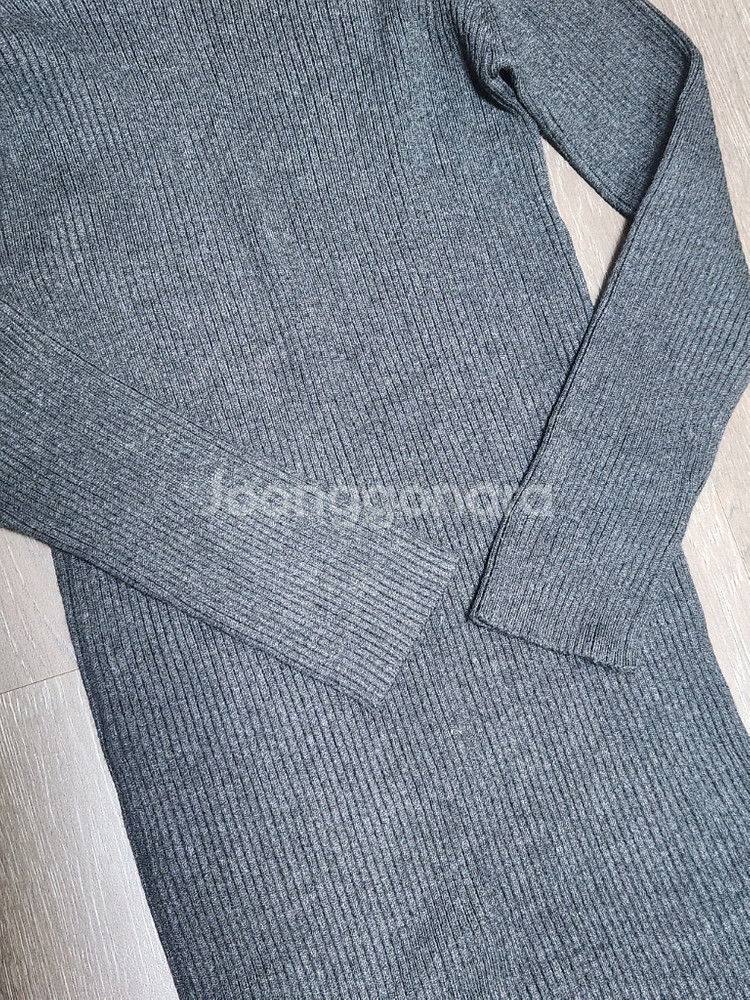 니트 롱슬리브 터틀넥 골지 원피스 반택포 7천--3