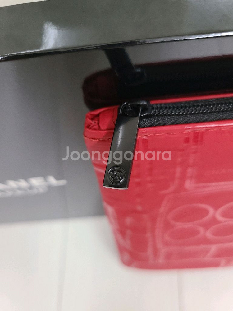 정품) 샤넬 레드 파우치 (코스메틱)--1